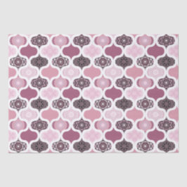 Dusky Rose Dot Mandalases Ogee Patchwork Seidenpapier