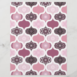 Dusky Rose Dot Mandalases Patchwork Scrapbook