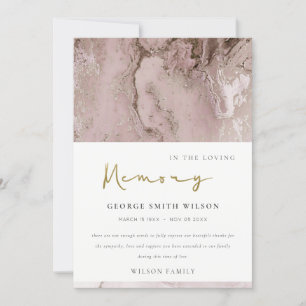 DUSKY ROSE GOLD PINK AGATE BEILEID MEMORIY DANKE