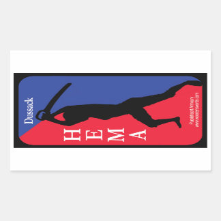 Dussack HEMA decal Rechteckiger Aufkleber