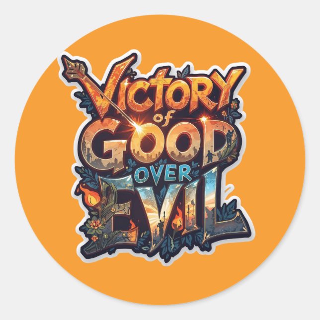 Dussehra 2025 Symbol des Triumph - Cutout Sticker (Vorderseite)