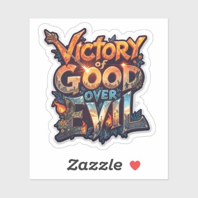 Dussehra 2025 Symbol des Triumph - Cutout Sticker (Blatt)