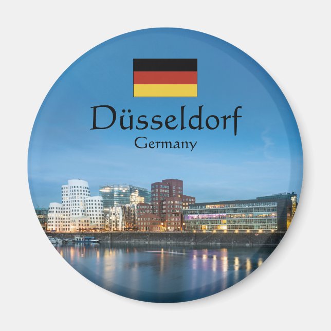 Düsseldorf Deutschland Magnet (Vorne)