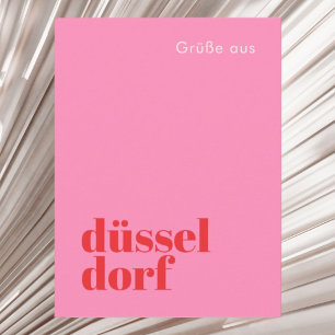 Düsseldorf Deutschland moderne Stadt Postkarte