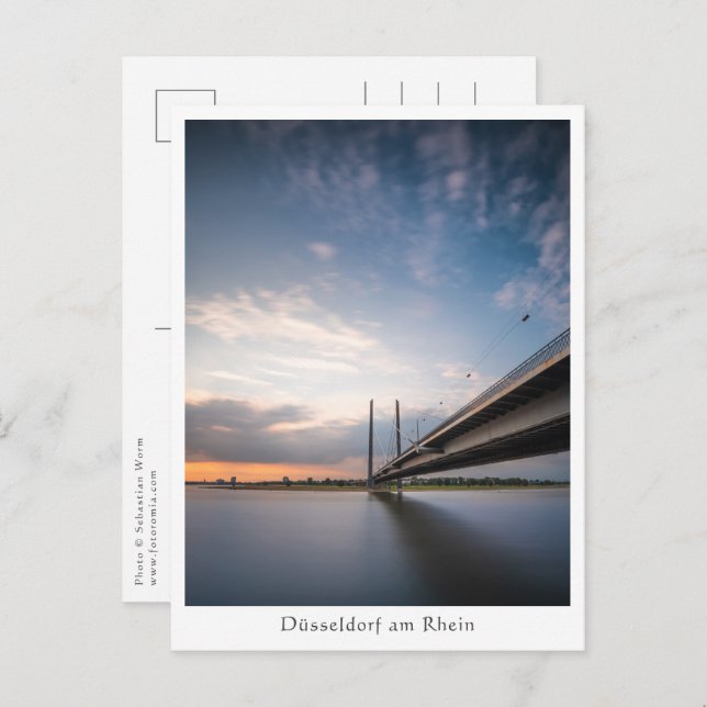 Düsseldorf Deutschland Postkarte (Vorne/Hinten)