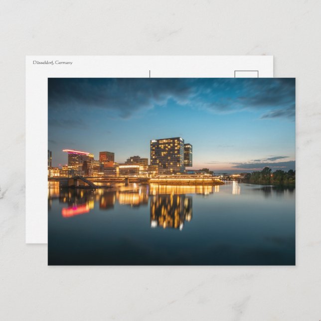 Düsseldorf Deutschland Postkarte (Vorne/Hinten)