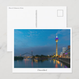 Düsseldorf Deutschland Postkarte