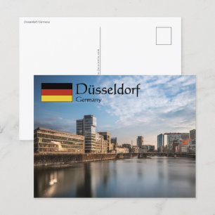Düsseldorf Deutschland Postkarte
