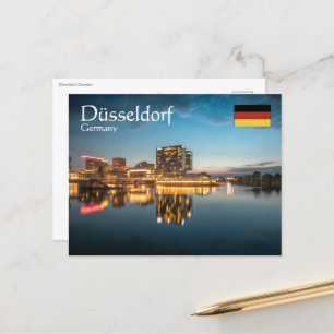 Düsseldorf Deutschland Postkarte