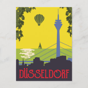 Düsseldorf, Deutschland Postkarte