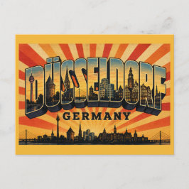 Düsseldorf Deutschland Rheinturm Postkarte