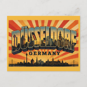 Düsseldorf Deutschland Rheinturm Postkarte