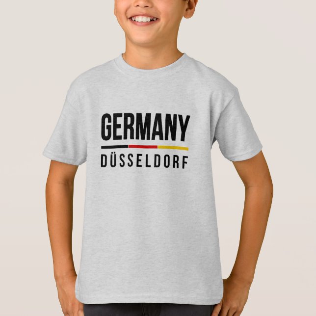 Düsseldorf Deutschland T-Shirt (Vorderseite)
