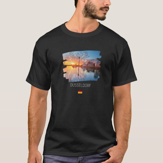 Düsseldorf Deutschland T-Shirt (Vorderseite)
