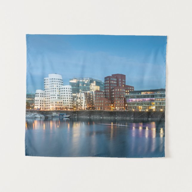 Düsseldorf Deutschland Wandteppich (Vorderseite (Horizontal))