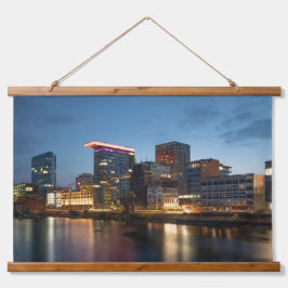 Düsseldorf Deutschland Wandteppich Mit Holzrahmen