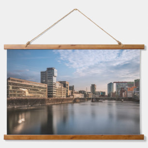Düsseldorf Deutschland Wandteppich Mit Holzrahmen