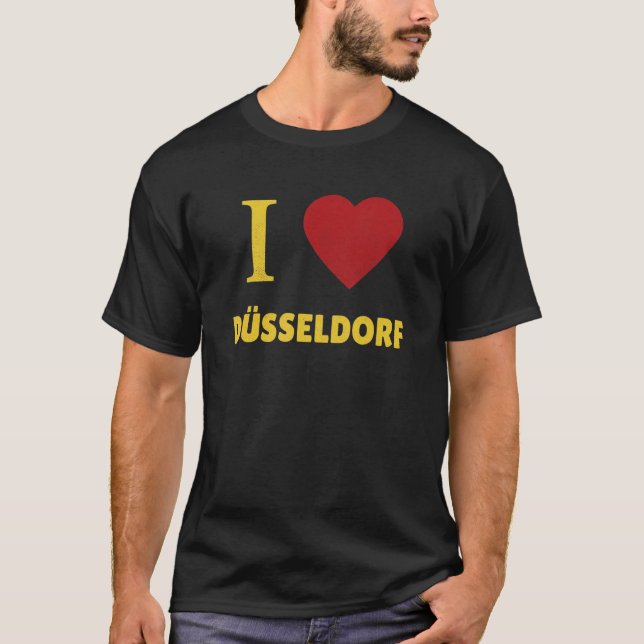 Dusseldorf Dialect Rhine Westphalia Germany Souven T-Shirt (Vorderseite)
