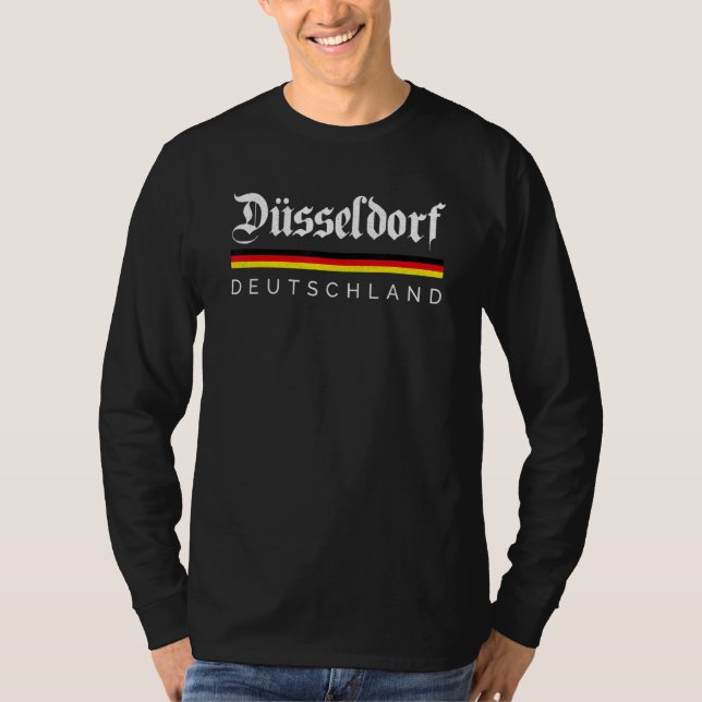 Dusseldorf Dialect Rhine Westphalia Germany Souven T-Shirt (Vorderseite)