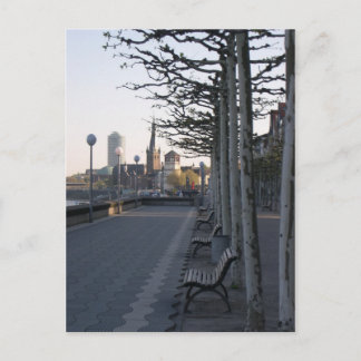 Düsseldorf Rheinpromenade Postkarte