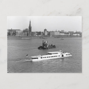 Düsseldorf Rheinschiffahrt Postkarte