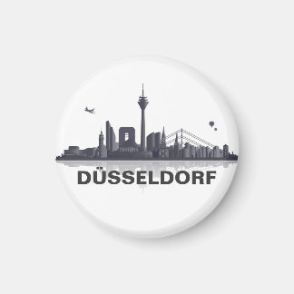 Düsseldorf Skyline Kühlschrank Magnet