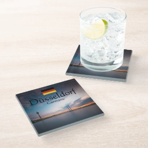 Dusseldorf Souvenir Glasuntersetzer