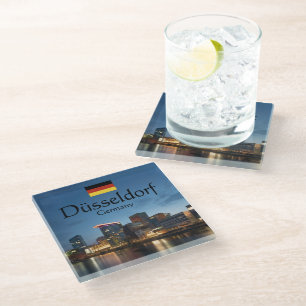 Dusseldorf Souvenir Glasuntersetzer
