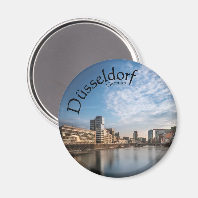 Dusseldorf Souvenir Magnet (Vorderseite/Rückseite)