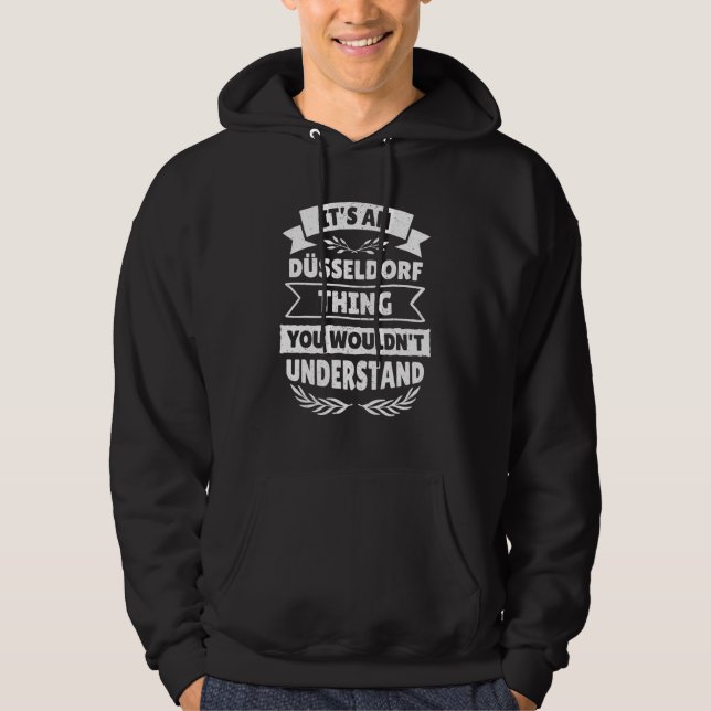 Düsseldorfer Dialekt Rhein Westfalen Deutschland A Hoodie (Vorderseite)