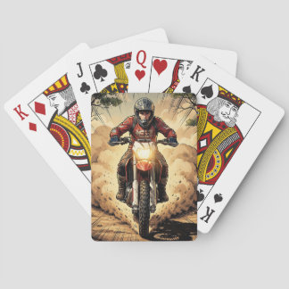 Dust & Determination Full Throttle Motocross Spielkarten