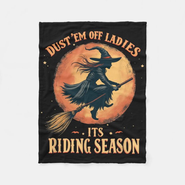 Dust em off Ladys It's Ridin'Season Women Fleecedecke (Vorderseite)