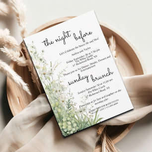 Dustage Green Probe Dinner & Sunday Brunch Einladung