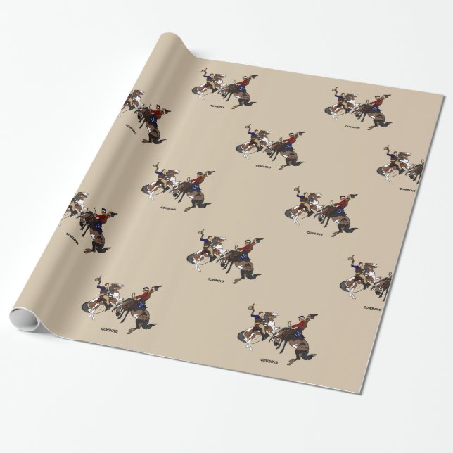 Dustbowl Cowboys Geschenkpapier (Ungerollt)