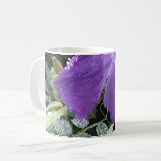 Dusted Violets Kaffeetasse (Vorderseite Links)