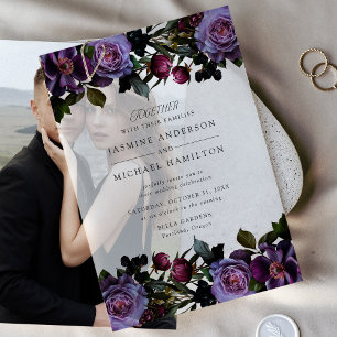 Düster-gotische Blumige Hochzeit