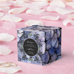 Düstere schwarze Blumen-Klassiker-Dankeschön-chic- Geschenkschachtel