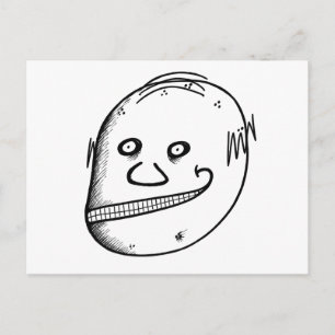 Düsterer Typ Postkarte