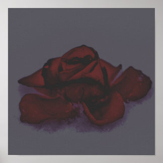 Düsterrose Poster