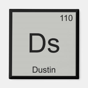 Dustin Name Chemie Element Periodensystem Magnet