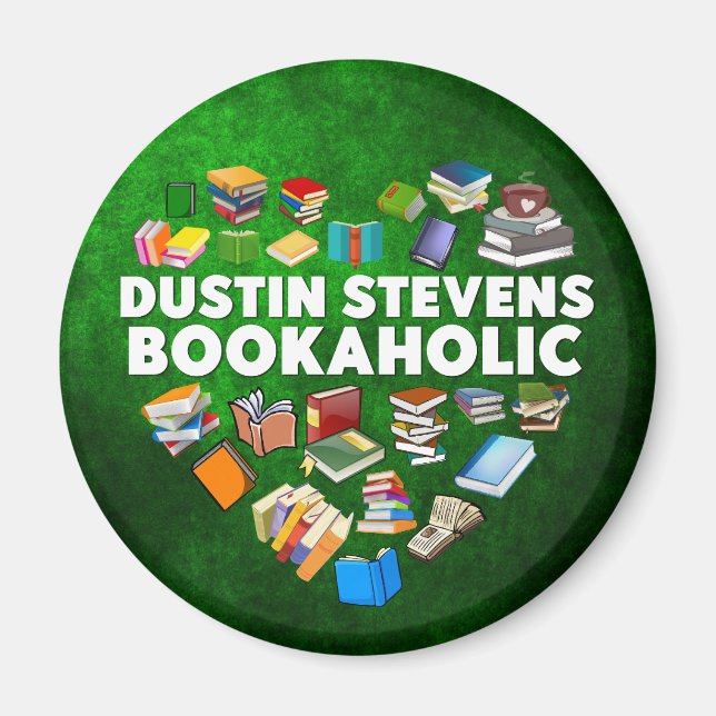 Dustin Stevens Bookaholic Magnet (Vorne)
