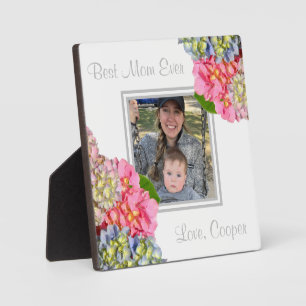 Dustrosa, blau-gelb-grüne Hydrangeas Fotoplatte