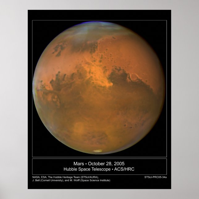 DustStormOnMars-2005-34a Poster (Vorne)
