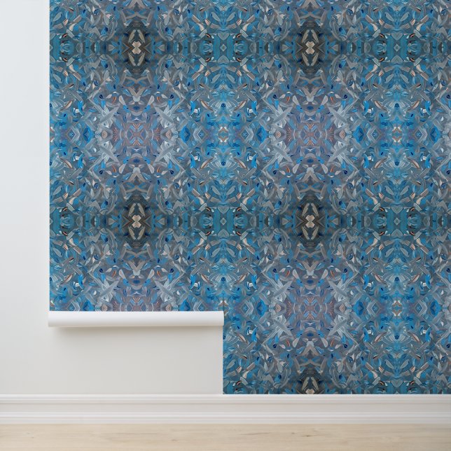 Dusty Abstrakt Art Peel & Stick Tapete (Anwendung)