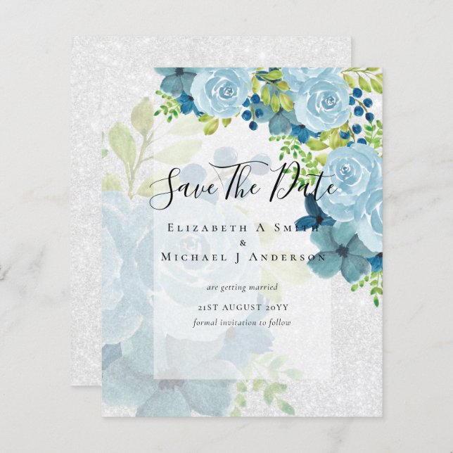 DUSTY BLAUE BLUES RETT DATES - HAUSHALT (Vorne/Hinten)