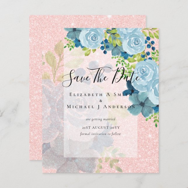 DUSTY BLAUE BLUES RETT DATES - HAUSHALT (Vorne/Hinten)