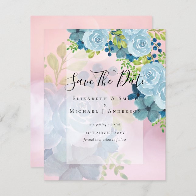 DUSTY BLAUE BLUES RETT DATES - HAUSHALT (Vorne/Hinten)