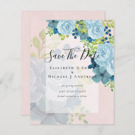 DUSTY BLAUE BLUWERS WEDD INVITES - HAUSHALT