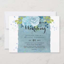 Dusty Blue Aquamarin Wedding Trending Budget