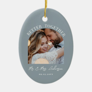 Dusty Blue Arch Foto Hochzeitsgeschenk Wohngestalt Keramik Ornament